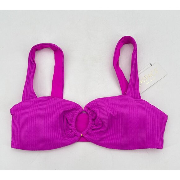 LSpace Womens Willow Top Medium Ribbed Magenta Pink - Picture 3 of 8